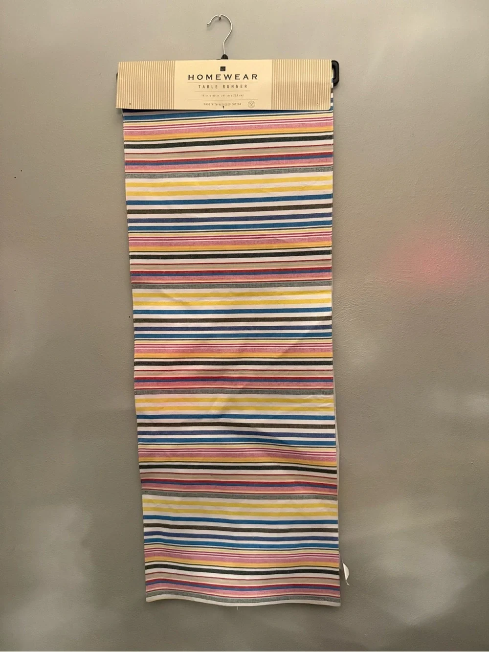 Multicolor Striped Table Runner - Bright Stripe